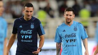 Lionel Scaloni elogió a Messi tras pasar a la final: “Es el mejor del mundo”
