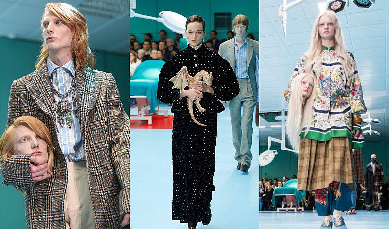 Gucci: mensajes subliminales en desfile causan intriga