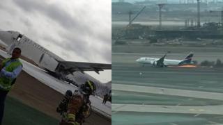 Dos bomberos murieron tras choque con avión de Latam, confirma el Aeropuerto Jorge Chávez