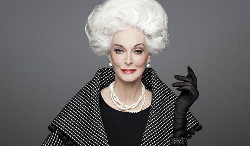 ¡Conoce a Carmen Dell'Orefice! ¡La modelo más longeva del mundo! [FOTOS]