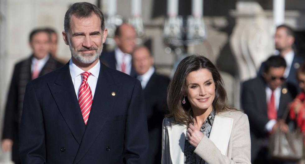 Las pruebas a los reyes de España fueron realizadas como medida preventiva después de las recientes actividades públicas. Imagen de una ceremonia en Madrid el pasado 27 de febrero de 2019.(AFP).