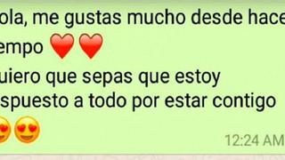 Le declaró todo su amor a su mejor amiga por WhatsApp y ¡ella reaccionó así!