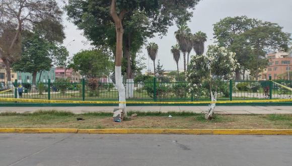 Colombiano fue asesinado en este parque en el Rímac.