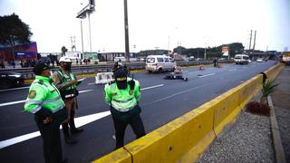 Hombre murió atropellado por no usar puente peatonal y se reporta congestión vehicular en Av. Javier Prado