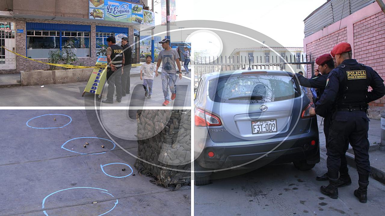 Policías impiden balacera desatado por delincuentes y vendedor ambulante resulta herido (FOTOS)