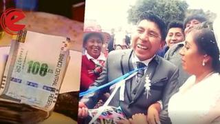 Apurímac: novios reciben S/200 mil en efectivo como regalo en el día de su matrimonio y se vuelve viral