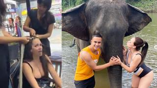 Melissa Klug es grabada sin darse cuenta por Jesús Barco en pleno viaje a Tailandia: “todo mi sueldo se ha ido acá” | VIDEO