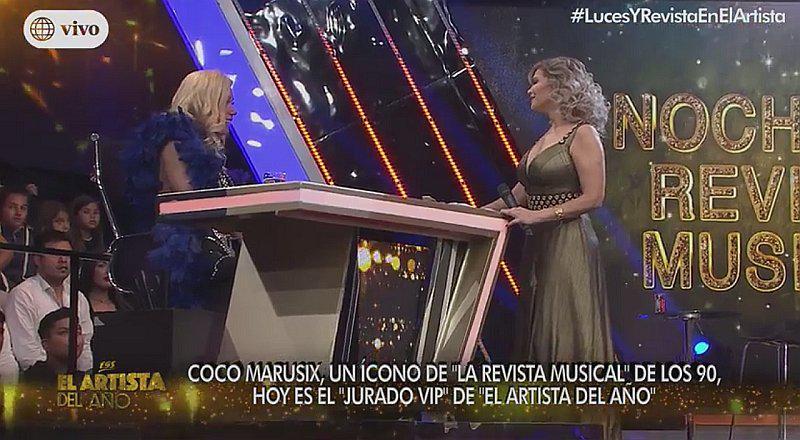 Coco Marusix regresó a las pantallas de la TV como invitada especial de Gisela 
