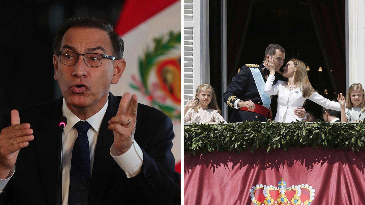 Martín Vizcarra confirmó que Reyes de España visitarán Lima en noviembre (VIDEO)