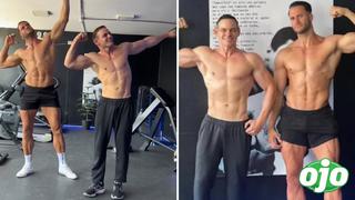 Mark Vito y Fabio Agostini ahora entrenan y lucen sus músculos juntos