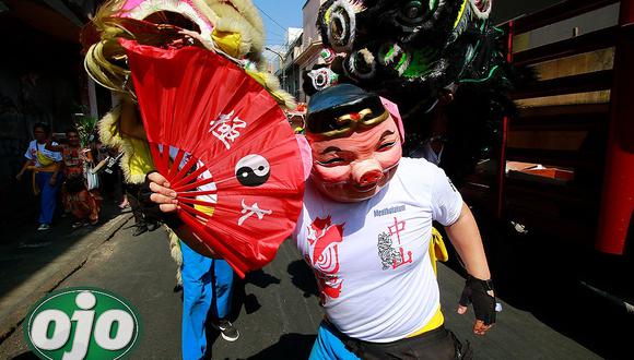 ​Año del chancho: 15 fotos muestran cómo se recibió el año nuevo chino en Perú