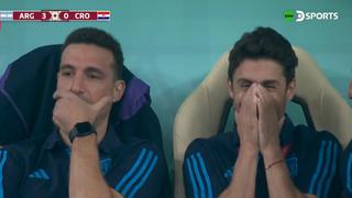 Pablo Aimar pasó de las lágrimas a las risas: el exjugador y su emoción en los últimos minutos del Argentina vs. Croacia