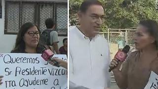 ​Mujer pedía ayuda a Martín Vizcarra y presidente aparece en pleno enlace en vivo (VÍDEO)
