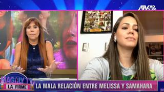 Melissa Klug sobre distanciamiento con Samahara Lobatón: “Siempre va a poder contar conmigo”