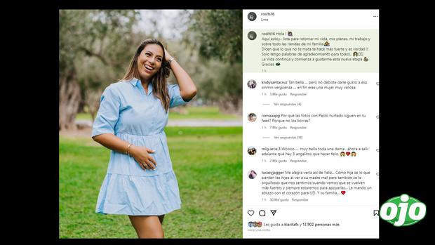 Rosa Fuentes reaparece en Instagram