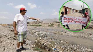 Vecinos piden maquinaria pesada para limpieza del río Chillón (FOTOS)