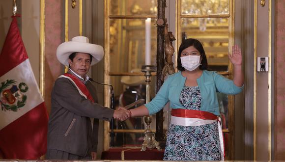 Betssy Chávez fue censurada como ministra de Trabajo la semana pasada.  (Foto: Palacio)