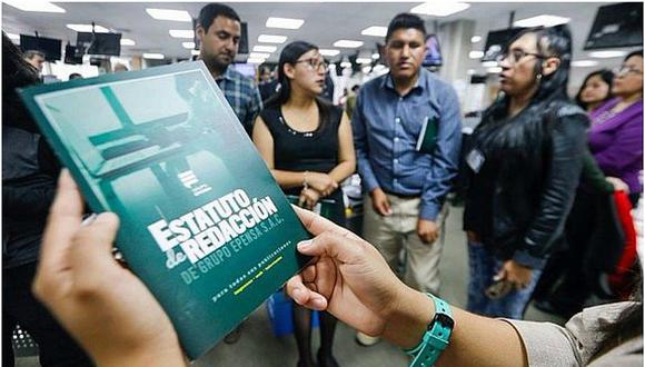 GESAC marca un hito en la historia del periodismo peruano al presentar su Estatuto de Redacción (VIDEO)