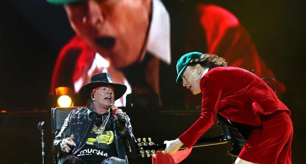 La prensa lusa elogia con unanimidad el debut de Axl Rose con AC/DC ...
