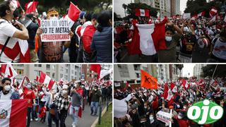 Ciudadanos marchan en Lima para defender sus votos a favor de Keiko Fujimori | VIDEO 
