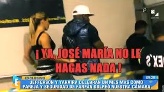 Jefferson Farfán: Su seguridad agrede a la prensa a su salida con Yahaira Plasencia [VIDEO]
