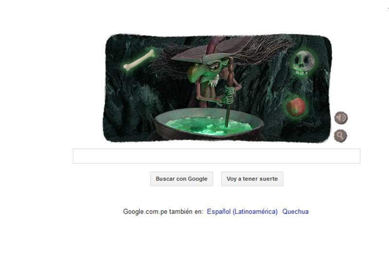 Google celebra Halloween con divertido doodle
