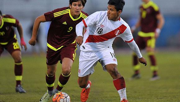 Perú empató 1-1 a Venezuela y complica clasificación al Sudamericano Sub-20