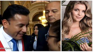 Brunella Horna: tras besos, le hacen incómoda pregunta a Richard Acuña en el Congreso