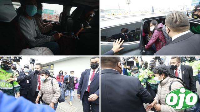 Pedro Castillo: La familia presidencial llegó a Lima para participar en la asunción de mando. Foto: (Jessica Vicente/@photo.gec).