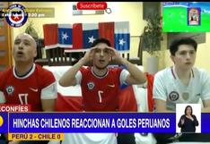 Perú 2-0 Chile: Así reaccionaron los hinchas chilenos a los goles de la selección peruana
