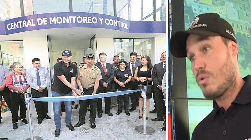 George Forsyth inaugura centro de vigilancia con reconocimiento facial en Gamarra  