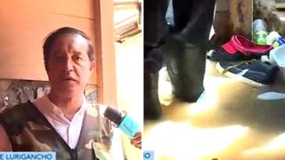 Nuevo aniego en SJL afecta a vecinos y alcalde culpa a Sedapal (VIDEO)