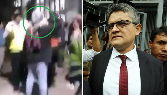 Fiscal José Domingo Pérez asiste a San Marcos y mujer le grita "cómplice de la corrupción"