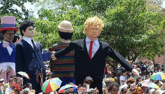 Brasil: Donald Trump es la sensación en carnaval de Olinda