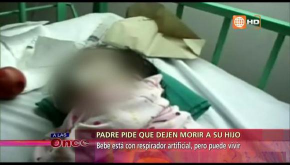 Padres piden eutanasia para su bebé con neumonía [VIDEO]