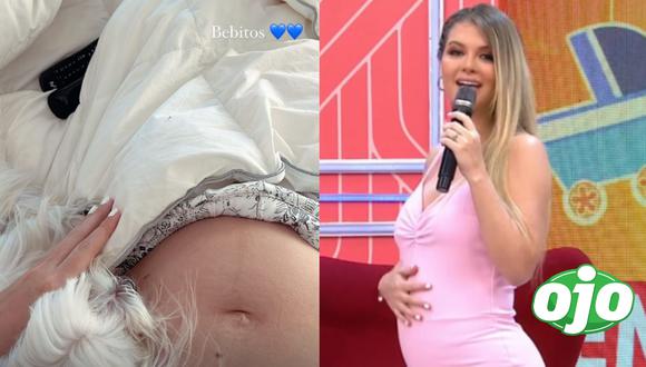 ¿Brunella Horna dará a luz a dos bebés?