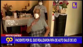 COVID-19: Adulto mayor por el que rifaron auto para recaudar fondos superó la enfermedad