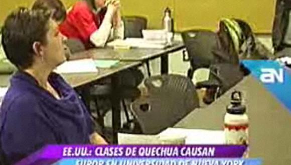 A alumnos en EE.UU. les encanta aprender el quechua