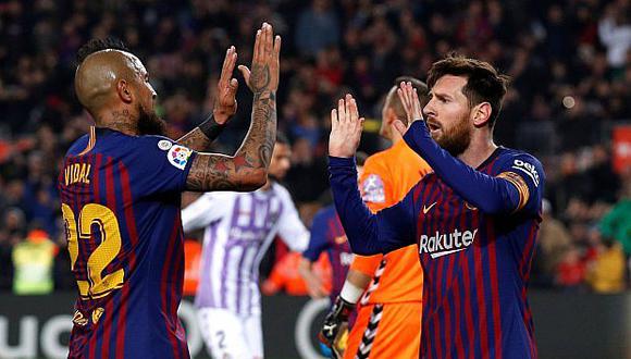 ​Messi falla penal y Barcelona vence con las justas del Valladolid