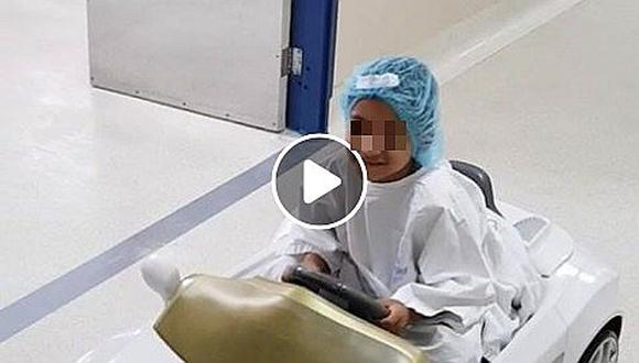 ​Médico muestra cómo ingresan los niños a sala de operaciones y vídeo se vuelve viral