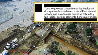 Mujer explica así el desborde del río Huaycoloro y ¡la destruyen en Facebook!
