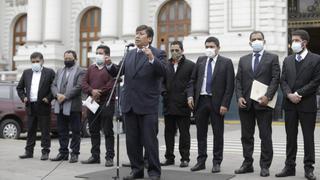 Bancada de Perú Libre se reúne con Pedro Castillo en Palacio de Gobierno