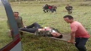 Cuatro policías heridos deja emboscada de patrulla por narcoterroristas (VIDEO)