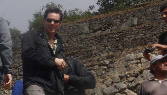 Famoso actor Jim Carrey disfruta de Machu Picchu 