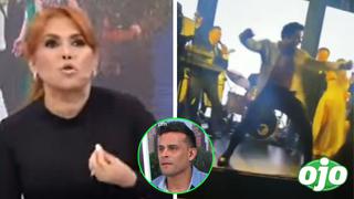 Magaly destruye a Domínguez por tocar canción de Tula y Carmona en la boda de Ethel Pozo