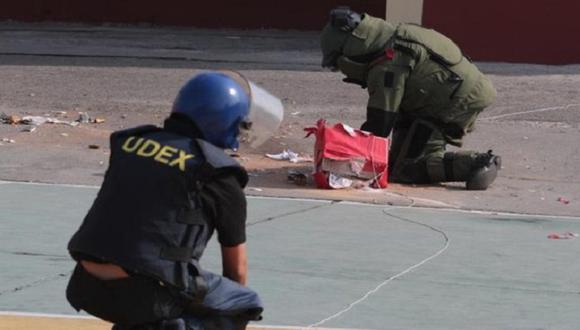 ​San Isidro: Efectivos de la Udex hallan granada en vivienda