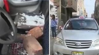 Sujeto agredió con un ladrillo a esposos que no le quisieron dar 5 soles (VIDEO)