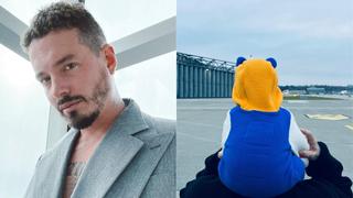 J Balvin se muestra como un padre juguetón en las primeras fotografías con su hijo Río 