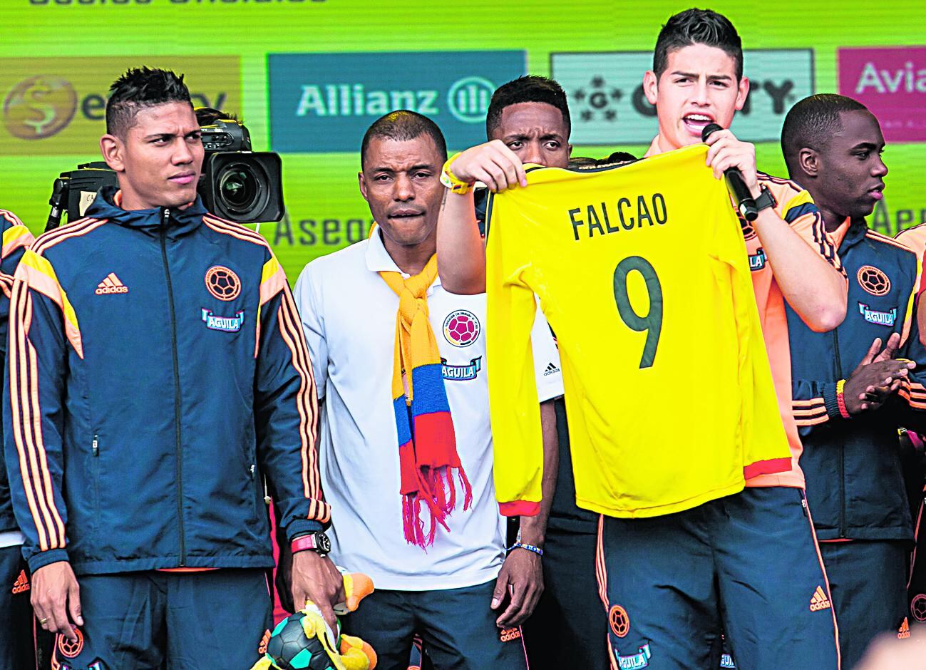 James Rodríguez recordó a Falcao