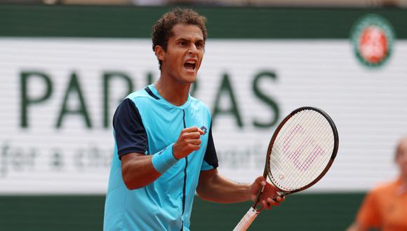 Juan Pablo Varillas participó en el Roland Garros 2022. Foto: REUTERS/Yves Herman.